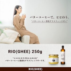 業界初!バターコーヒー専用ギー RIO(GHEE)250g スーパーフード《2個セット》【1682543】
