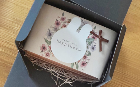 No.429 しあわせの宝石箱 古墳&うさぎのいろいろクッキー缶(S缶)