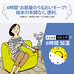 No.448 象印　スチーム式加湿器【EE-RU50-WA】 ／ ZOJIRUSHI EE-RU50-WA ホワイト タンク容量3L 加湿能力 加湿量480mL/h 加湿適用床面積 8畳～13畳 ee-ru50 生活家電 日用品 乾燥対策 蒸気式 フィルター不要 送料無料 大阪府