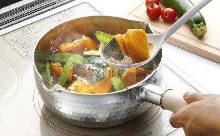 No.036 ガス~IHゆきひら鍋18cm専門店シリーズ+ガス~IHステンレススリム玉子焼