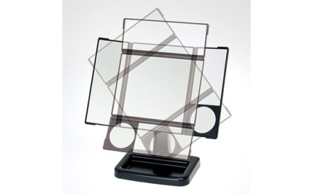 No.227 回転三面スタンドミラー　アイメイクミラー