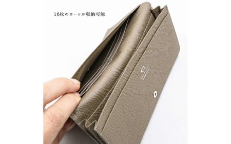 TAUPE(トープ) 見せない美学 16枚収納の薄型本革財布/ 本革かぶせ式長財布 FRUGAL（フルーガル）