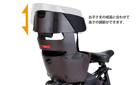 （チャコール）チャイルドシート グランディア ゼロ プラス＜RBC-017DX ZERO PLUS＞成長に合わせて長く使える!うしろ乗せタイプの自転車用チャイルドシート