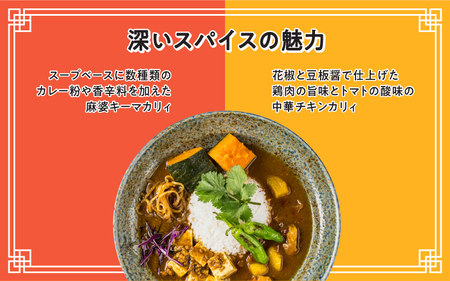 東大阪　八戒監修　中華あいがけスパイスカリィ　6個セット