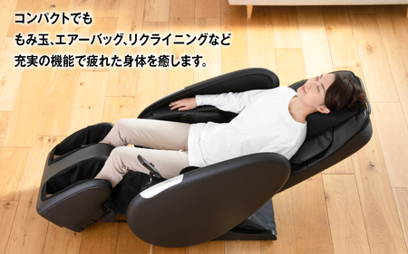 くつろぎ指定席 マッサージチェア CHD-9120 - 首から足まで全身をしっかりマッサージ！簡単操作と安全機能付き家庭用マッサージチェア