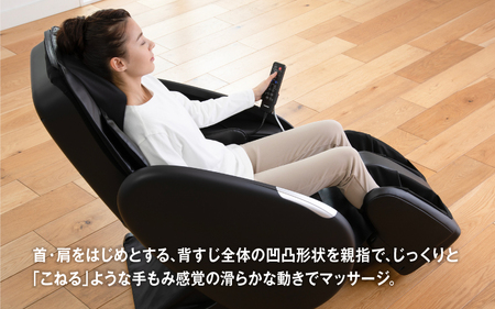 くつろぎ指定席 マッサージチェア CHD-9120 - 首から足まで全身をしっかりマッサージ！簡単操作と安全機能付き家庭用マッサージチェア