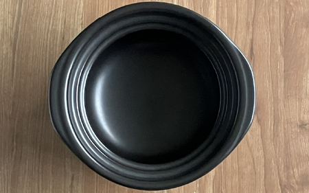 マジカル深土鍋 IH 2合炊き菊花 瑠璃 - 土鍋でふっくらご飯！IH対応 水量目盛り線つき