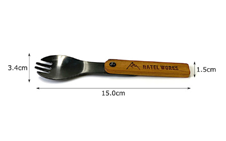 【 RATEL WORKS(ラーテルワークス) 】SPOKE SV(スポーク シルバー) 2本セット