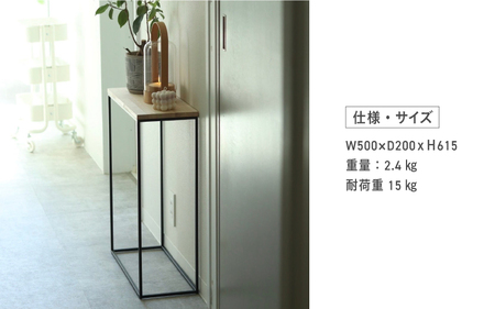 東大阪発大手メーカーの製造工場が作る家具 コンソールテーブル(ブラック)