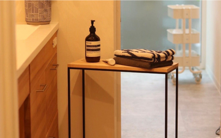 東大阪発大手メーカーの製造工場が作る家具 コンソールテーブル(ブラック)