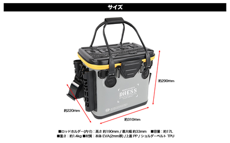 [DRESS] バッカン ミニ 17L（カラバリ：オリーブ×ブラック）