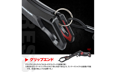 [DRESS] グラスパー グラディウス 2.0 フィッシュグリップ(魚掴み器)（カラバリ：クリムゾンレッド）