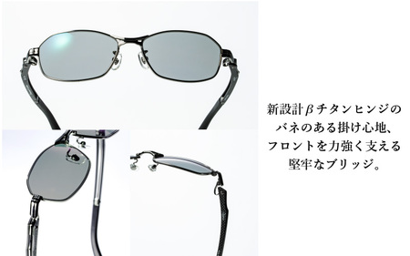 Zeque(ゼクー)偏光サングラス Feiz'55(フェイズ55)F-2023 ガンメタル / マスターブルー - スポーツから日常まで、スタイリッシュに目を守る。