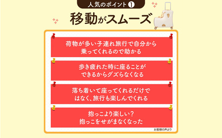 キッズトラベル キャリーケース折りたたみタイプ（くすみグリーン） - 子供が乗れるキャリーケース