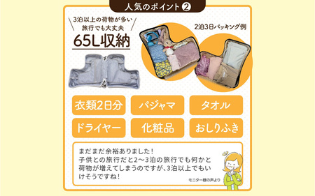 キッズトラベル キャリーケース折りたたみタイプ（くすみグリーン） - 子供が乗れるキャリーケース