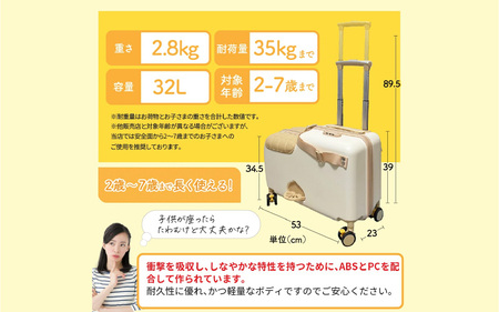 キッズトラベル キャリーケース機内持ち込み可能タイプ