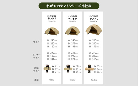 【DOD】わがやのテントL（T5-869-TN） - 家族の気持ちに寄り添う扱いやすいファミリーテント