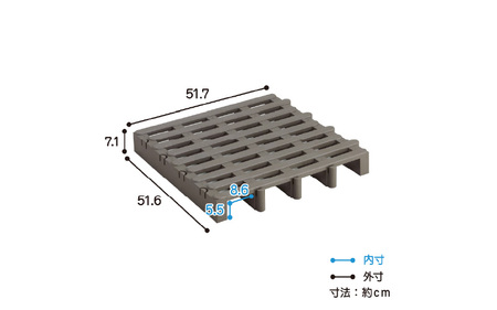 すのこベット ジョイントふとんすのこ 8枚入り - 通気性がいい高床式のパレット