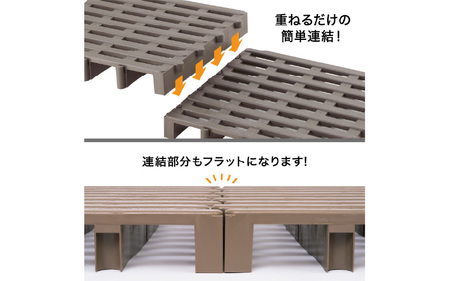 すのこベット ジョイントふとんすのこ 8枚入り - 通気性がいい高床式のパレット