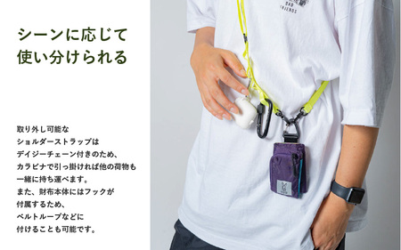 【DOD】ウサゼニーレ（BG1-999-BK） - 手のひらにおさまる超軽量お財布