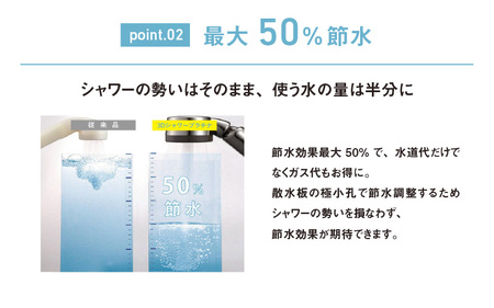 アラミック 3Dシャワー・プラチナ 〈便利な機能を手元に凝縮したシャワーヘッド〉