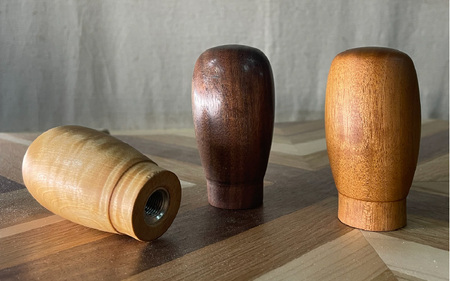 貴重な銘木☆彡シフトノブ 変換アダブター付属【備考欄に種類をご記入ください（トチ・マホガニー・ウォルナット）】