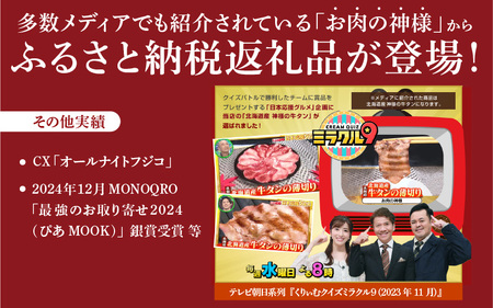 【 スピード発送 】特選 神様の牛タン秘伝たれ漬け500g×1p（味噌だれ1p） / お肉の神様