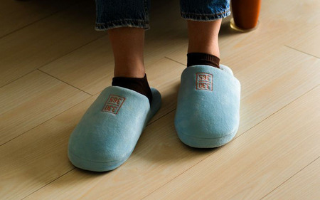 【DOD】fave room shoes(DH2-001-BL-L)