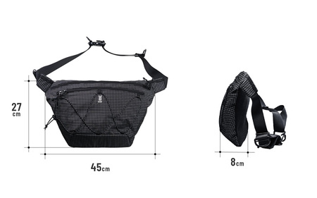 【DOD】ツォイツォイボディバッグ（ BA153-BK ）