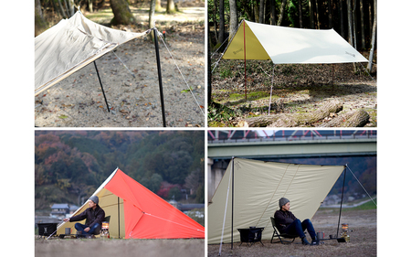 【DOD】コンパクトタープポール( XP1-630-BK )