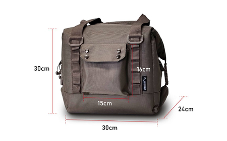 【 RATEL WORKS(ラーテルワークス) 】AURORA SOFT COOLER【S】GR(オーロラソフトクーラーSブラック) - 軽量&保冷抜群、アウトドア最適クーラーボックス!