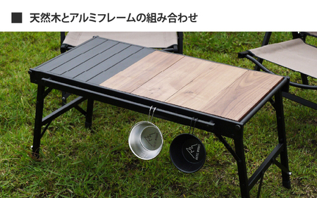 【 RATEL WORKS(ラーテルワークス) 】WOOD PANEL TABLE(ウッドパネルテーブル) RWS0043ブラックフレーム × ウォルナット