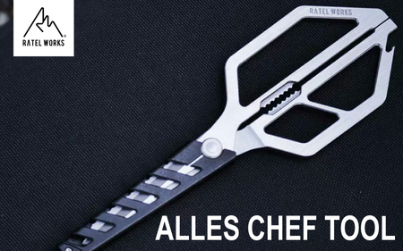 【 RATEL WORKS（ラーテルワークス） 】ALLES CHEF TOOL(アレスシェフツール) RWS0228
