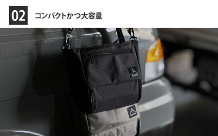 【 RATEL WORKS(ラーテルワークス) 】AURORA SHOULDER BAG ( オーロラショルダーバッグ ) (BLACK)/RWS0200BK