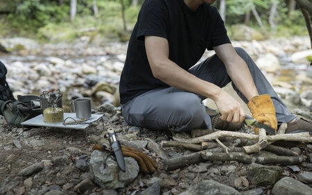 アウトドアナイフ サンガ サンドベージュ