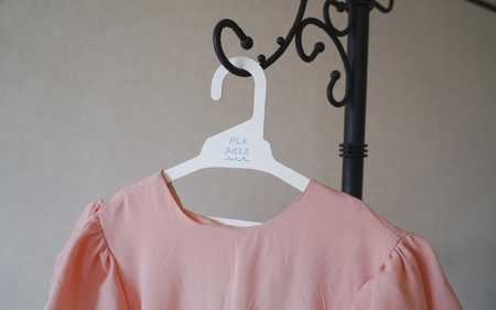  紙製ハンガー　PLA FREE　ホワイト