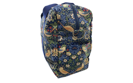 \大阪・関西万博2025出展/モリス「いちご泥棒」ボストンバッグ ネイビー