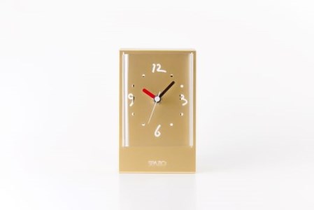 W-26 置き時計 SPAZIO(スパツィオ)  ゴールド
