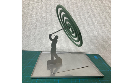 【ふるさと納税限定品】蚊取り線香ホルダー（ナイスショット♪）