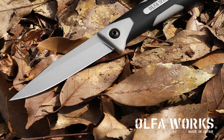 アウトドアナイフ　サンガ　アッシュグレー