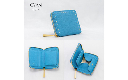 CYAN(シアン) スマート＆収納力を両立!エレガントな本革財布 / 本革ラウンドファスナー二つ折り財布 BONNY(ボニー) 10,920円