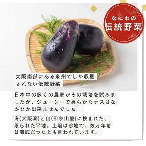 まるやま農園 泉州A級生水なす【087D-033】