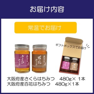 国産はちみつ480g 2本セット【配送不可地域：北海道・沖縄・離島】【090D-002】