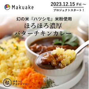 ゆるっとグルテンフリー ほろほろ濃厚バター チキン カレー3食セット【092E-004】