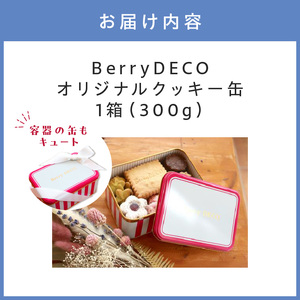 BerryDECOオリジナルクッキー缶【100D-008】