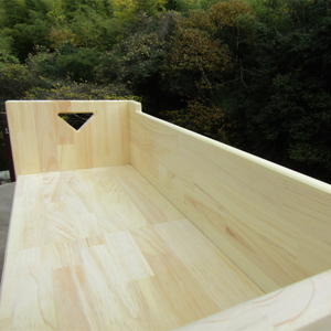 手作り木製 幼児用長いす「高さが2種類使える！」【007B-121】