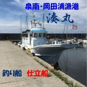 【泉南・岡田浦漁港】釣り船 湊丸 貸切船 8名様まで 船釣り 釣り船 体験チケット 釣り 岡田浦漁港 仕立船 貸切 アジ サバ タイ キス タチウオ メバル レジャー 趣味【049A-001】