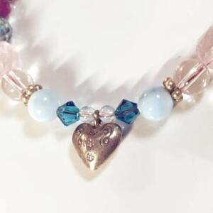 天然石ブレスレット「十字（クロス）」【007B-065】