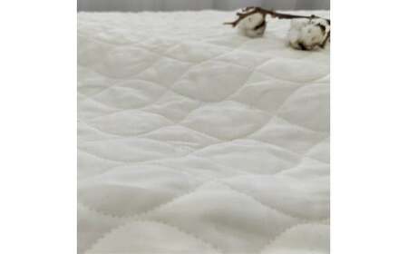 【ダブルサイズ】オーガニックコットンガーゼ敷きパッド ダブルサイズ 【キナリ】 ｜ 敷きパッド シーツ オーガニックコットン 綿100% ダブル