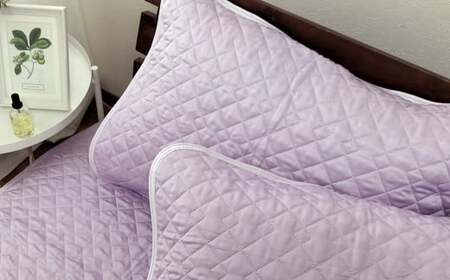 【パープル】シルキーコットン まくらパッド2枚組M【43×63cm】 枕パッド まくらパッド まくらカバー